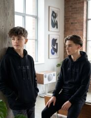 Худые утепленное для мальчика First Kids, Черный, 158