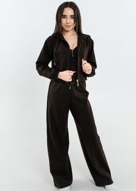 Костюм спортивний для дівчинки Мілоу SUZIE, Шоколадний, 158