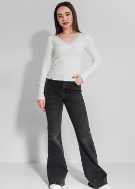 Лонгслів для дівчинки Лілія SUZIE, Молочний, 146