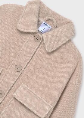 Піджак-пальто для дівчинки Mayoral, Бежевий, 128