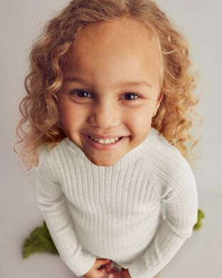 Гольф для дівчинки Mayoral, Кремовый, 110