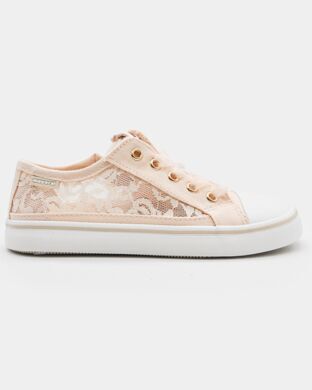 Мереживні кеди для дівчинки Mayoral, Іспанія, Кремовий, 32