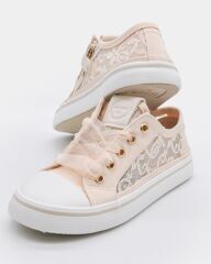 Мереживні кеди для дівчинки Mayoral, Іспанія, Кремовий, 32