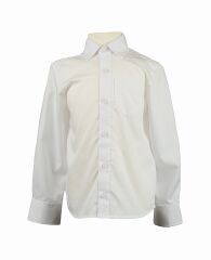Рубашка для мальчика класичесская белая, Белый, 146