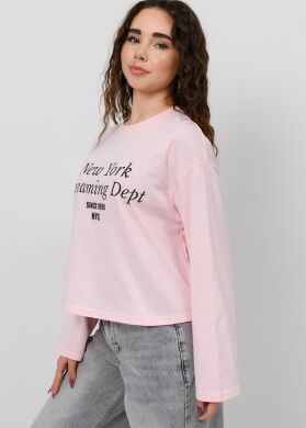 Лонгслів для дівчинки Сільва SUZIE, Рожевий, 146