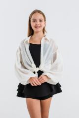 Блузка для девочки Ирис SUZIE, Айворі, 164