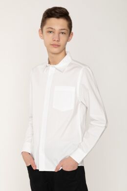 Рубашка, Белый, 152