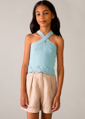 Шорти для дівчинки Mayoral, Іспанія, Пісочний, 128