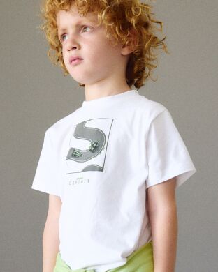 Спортивний костюм 3 од. для хлопчика Mayoral, Іспанія, Лимонний, 104