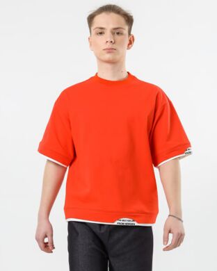 Футболка для хлопчика Стратум NEWGEN, Кораловий, 122