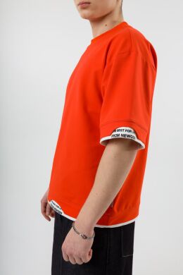 Футболка для хлопчика Стратум NEWGEN, Кораловий, 122