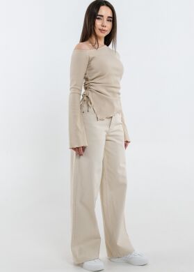 Лонгслів для дівчинки Авірія SUZIE, Бежевий, 152