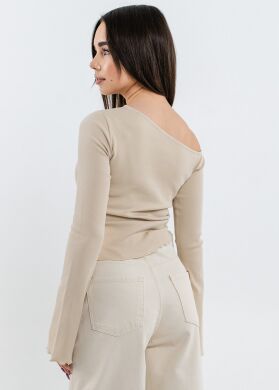 Лонгслів для дівчинки Авірія SUZIE, Бежевий, 152