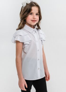 Шкільна блузка для дівчинки Джоді SUZIE, Білий, 116