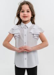Шкільна блузка для дівчинки Джоді SUZIE, Білий, 116
