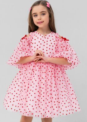 Платье праздничное для девочки Мариана SUZIE, Пудровий, 110