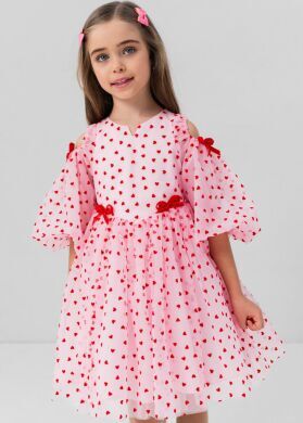 Платье праздничное для девочки Мариана SUZIE, Пудровий, 110