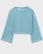Комплект:кофта+топ для девочки Mayoral, Испания, Голубой, 128