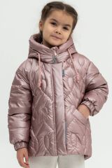 Куртка демісезонна для дівчинки "Charlotta" Nestta, Рожевий, 116