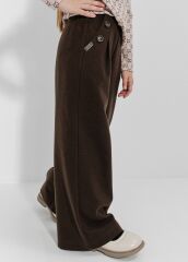 Штани теплі для дівчинки Авіра SUZIE, Шоколадний, 122