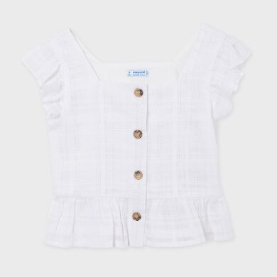 Блуза для дівчинки Mayoral, Білий, 167