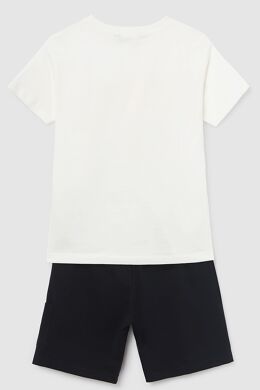Комплект: шорты, футболка для мальчика Mayoral, Черный, 128