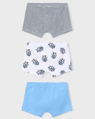 Спідня білизна 3 шт. для хлопчика Mayoral, Іспанія, Блакитний, 92