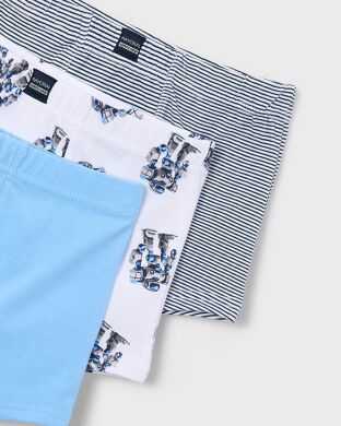 Спідня білизна 3 шт. для хлопчика Mayoral, Іспанія, Блакитний, 92