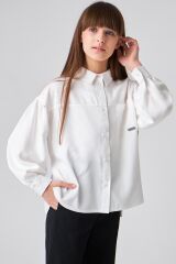 Блуза для дівчинки Nova Brilliant, Молочний, 146
