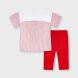 Комплект: леггинсы, футболка для девочки Mayoral, Красный, 110