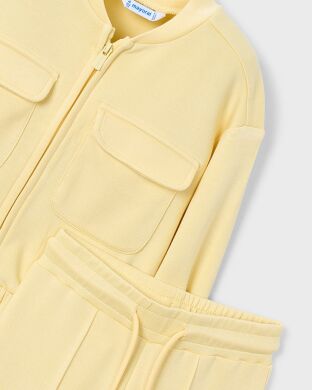 Спортивный костюм 2 ед. для девочки Mayoral, Испания, Ванільний, 110