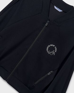 Пуловер для дівчинки Mayoral, Іспанія, Чорний, 128