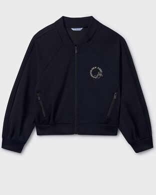 Пуловер для дівчинки Mayoral, Іспанія, Чорний, 128