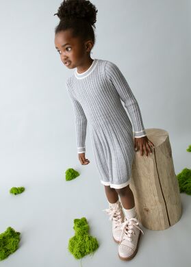 Сукня в'язана для дівчинки Mayoral, Сірий, 122