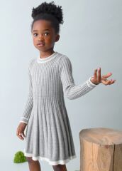 Сукня в'язана для дівчинки Mayoral, Сірий, 122