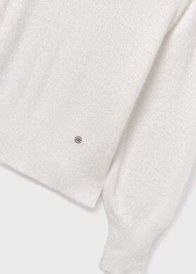 Свитер для девочки Mayoral, Кремовый, 128