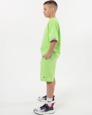 Футболка для хлопчика Стратум NEWGEN, Лаймовий, 122