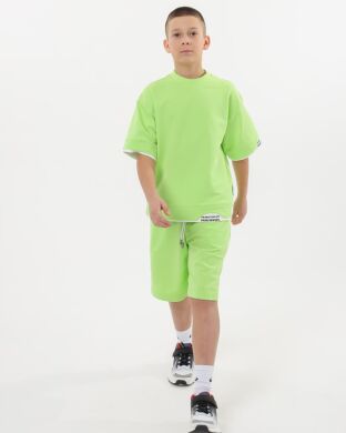 Футболка для хлопчика Стратум NEWGEN, Лаймовий, 122