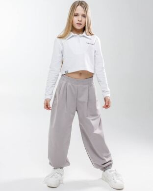 Кроп-поло для дівчинки Марті NEWGEN, Білий, 146