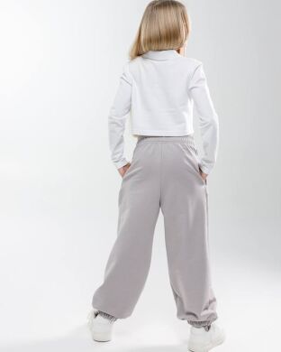 Кроп-поло для дівчинки Марті NEWGEN, Білий, 146