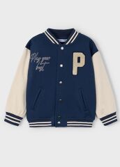 Куртка бомбер для хлопчика Mayoral, Синій, 116