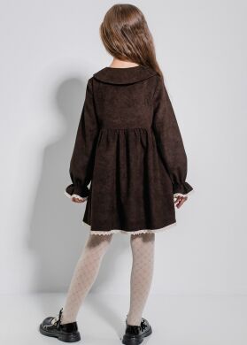 Плаття дитяче Лінея SUZIE, Шоколадний, 128