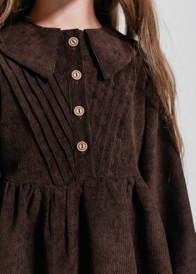 Плаття дитяче Лінея SUZIE, Шоколадний, 128