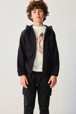Пуловер для мальчика Mayoral, Черный, 140