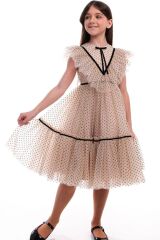 Платье для девочки Одалис SUZIE, Бежевый, 146