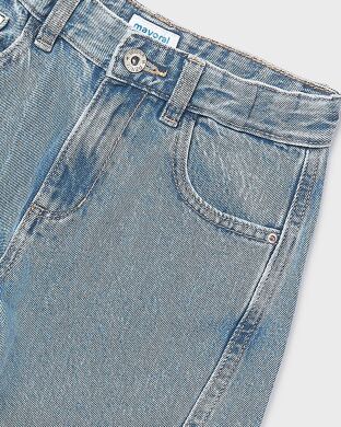 Джинси для дівчинки Mayoral, Іспанія, Блакитний, 128