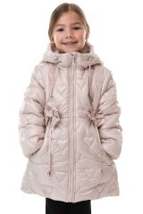 Куртка для девочки зимняя Дамарис SUZIE, Латте, 128