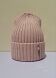 Шапка зимняя для девочки Дина ELF-KIDS, Пудровий, 52