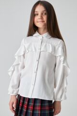 Блуза для девочки Esmee Brilliant, Молочний, 134