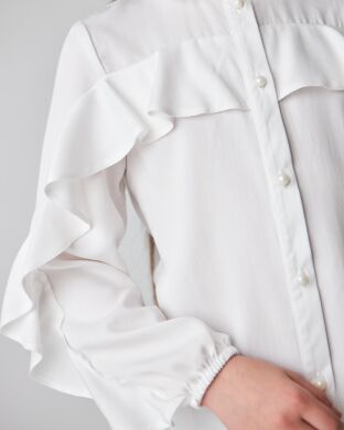 Блуза для дівчинки Esmee Brilliant, Молочний, 134